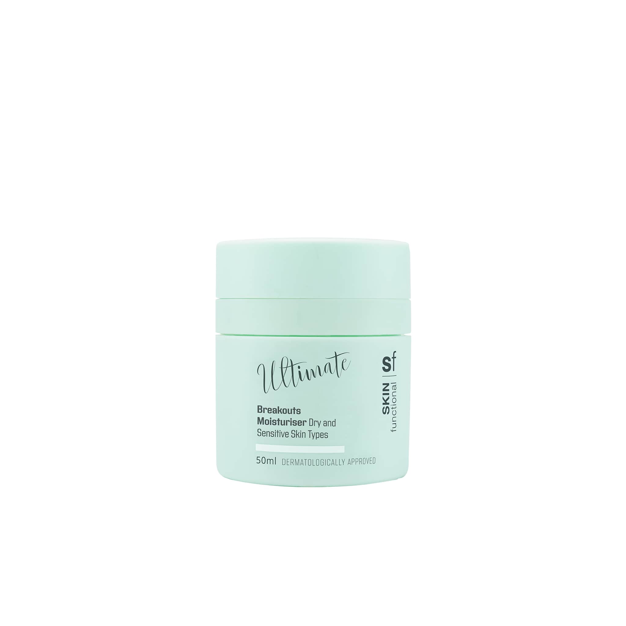 Skin Functional Ultimate Breakouts Moisturiser Dry, Sensitive Skin 50ml