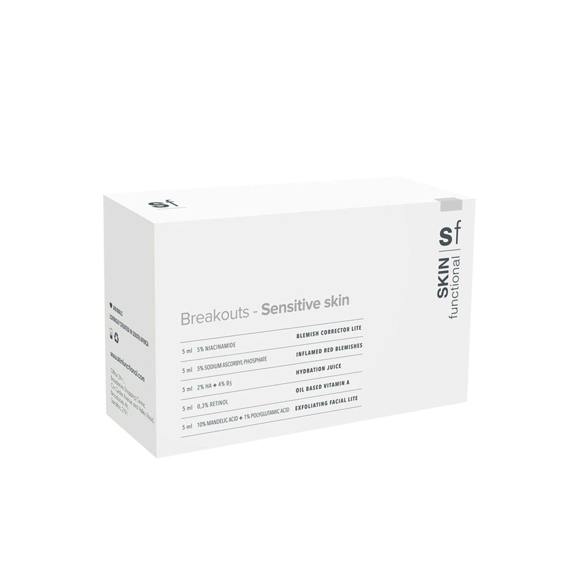 Skin Functional Introductory Pack - Breakouts Sensitive Skin