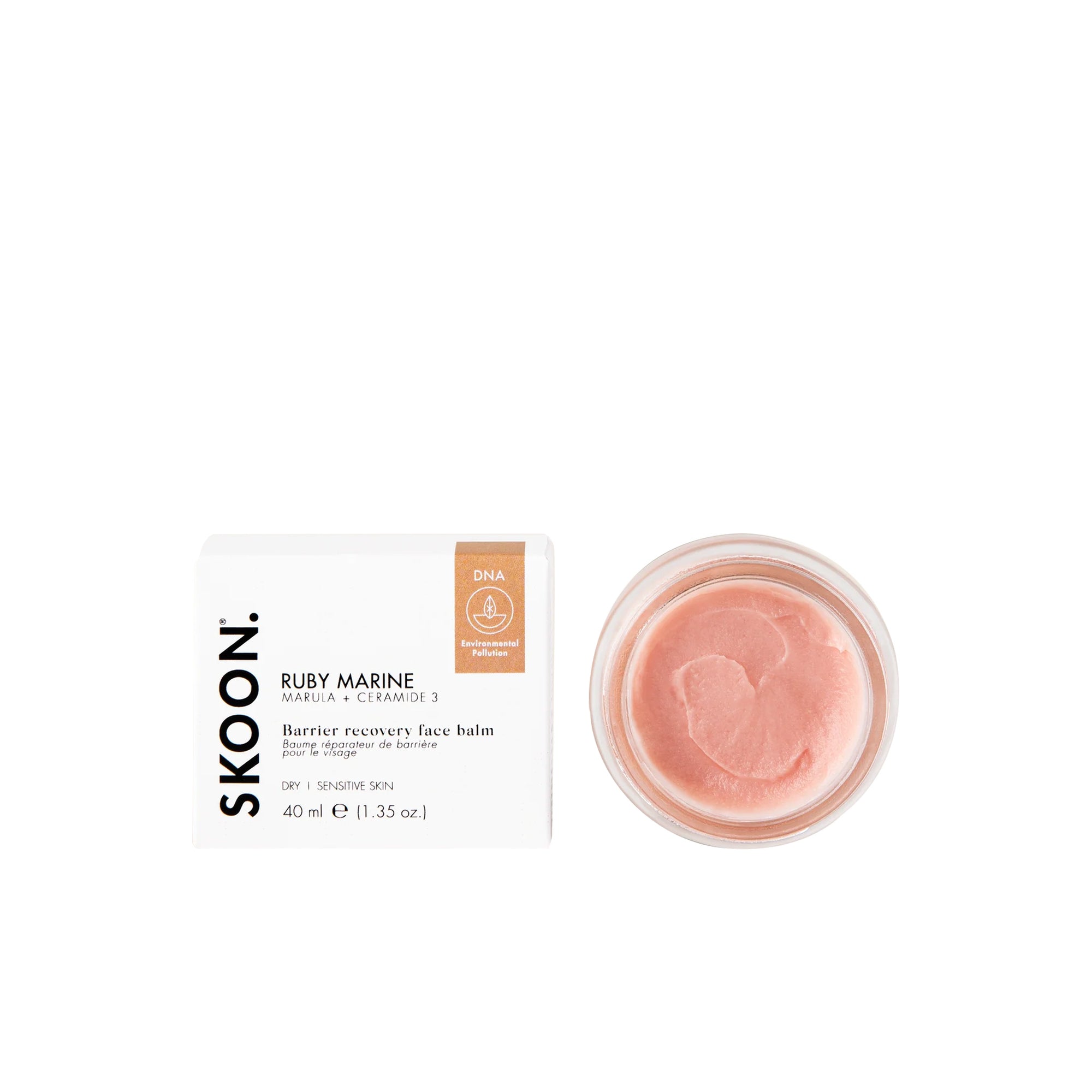 Skoon Ruby Marine Barrier Recovery Face Balm