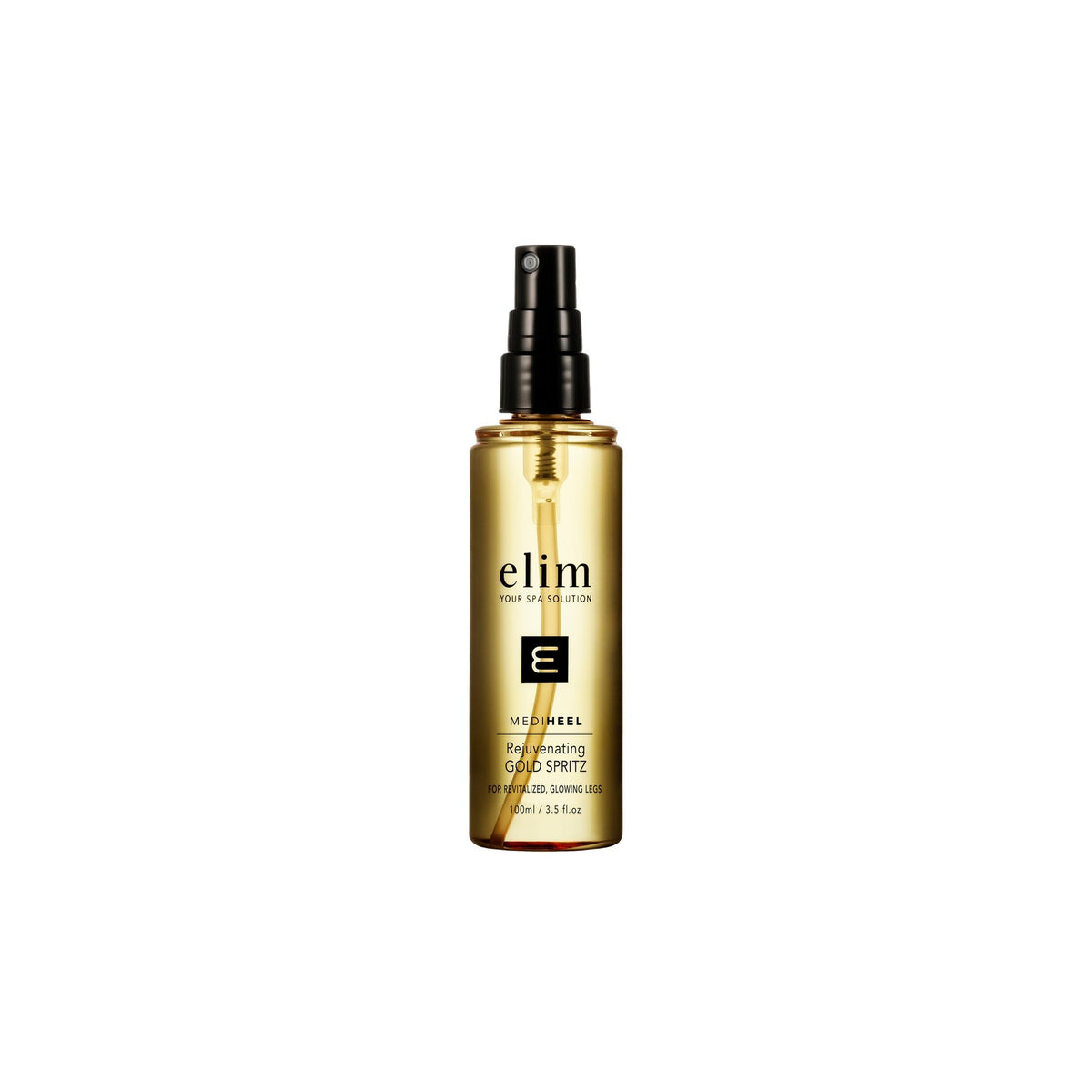 Elim MediHeel Rejuvenating Gold Spritz Liquid Gold Body Shimmer 100ml